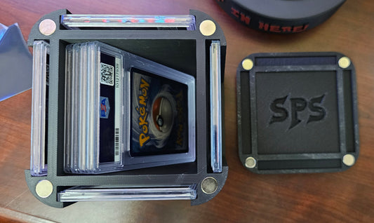 TCG Graded Card Rotating Display Box