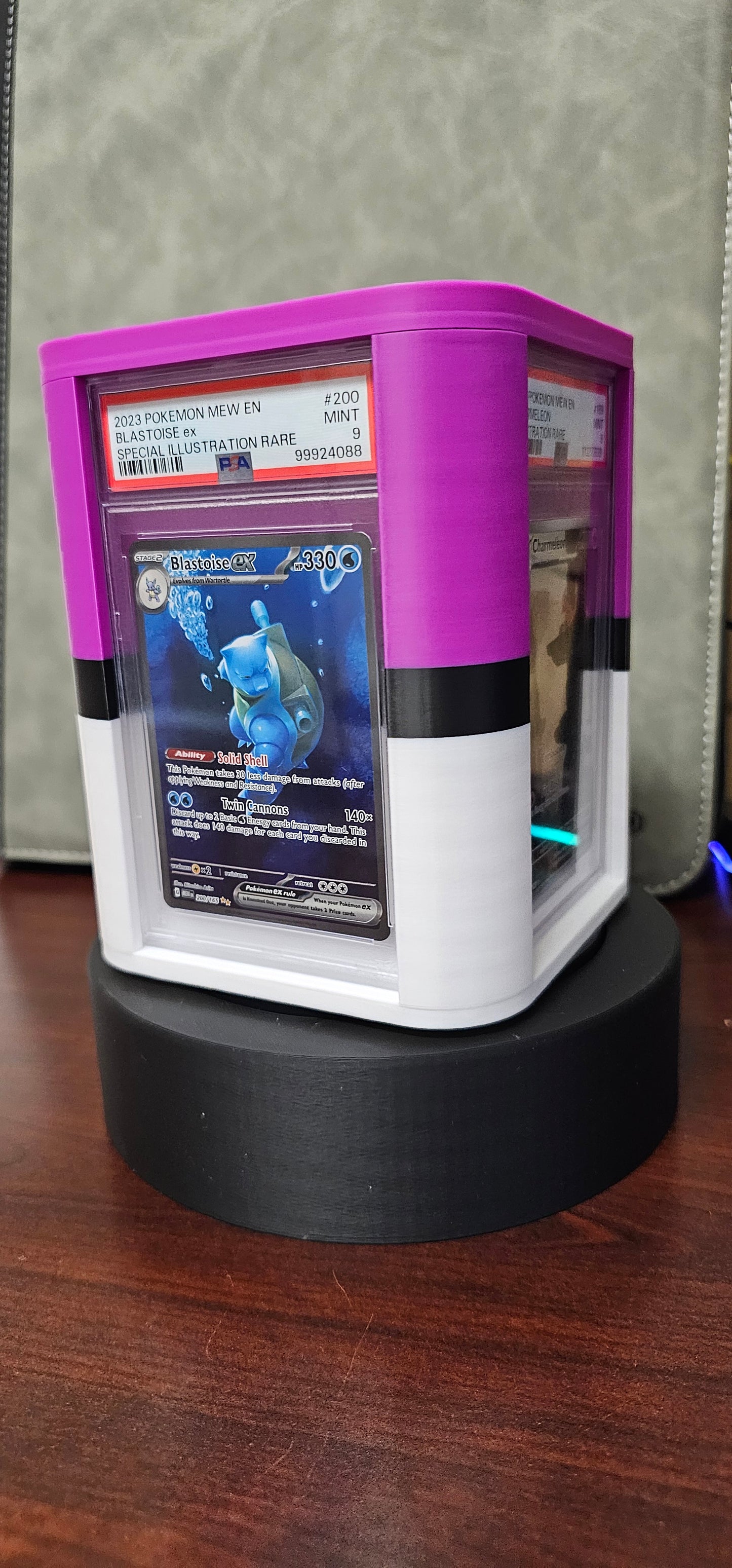 TCG Graded Card Rotating Display Box