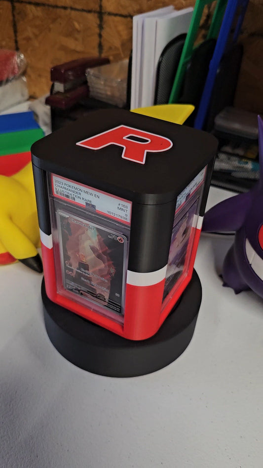 TCG Graded Card Rotating Display Box